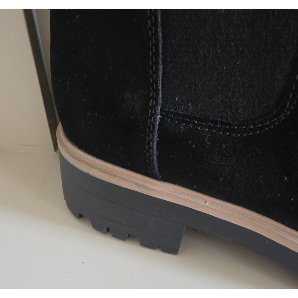Eddie Bauer Womens Bellingham Chelsea Waterproof Boot in‎ Black Suede Size 10 - Picture 3 of 12